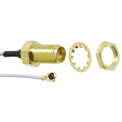 Molex Coaxial Cable Female SMA to Female MCRF 100 mm 50 Ω 89761-3412