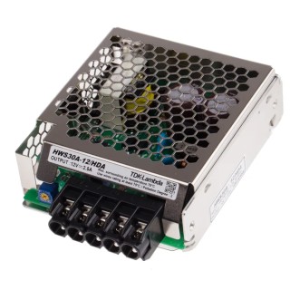 TDK-Lambda Heavy Duty Switching Power Supply 12V DC Output, 30W Power, Universal Input 85-265V AC, Model HWS-30A-12/HD/A