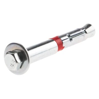 RS PRO Steel Fixing Bolt M12 x 80 mm Steel Anchor Bolt Thread Size M12 840-0635