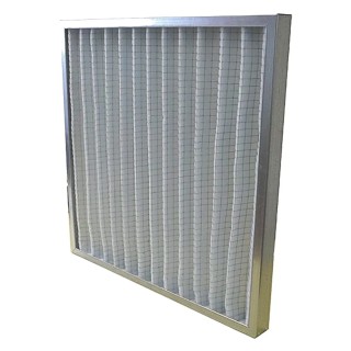 RS Pro Polyethylene Terephthalate Pleated Panel HVAC Air Filter G4 Grade 592 mm x 592 mm x 45 mm 840-0685