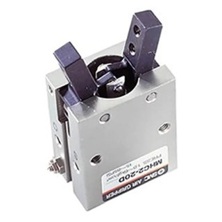 SMC 2 Finger Single Acting Action Pneumatic Gripper, Bore 16mm, Angle Gripping Type, Single Acting, Maximum MHC2-16S
