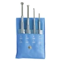 RS PRO Hole Gauge Set Steel 4 Piece, Minimum Diameter 3mm, Maximum Diameter 13mm 841-2524