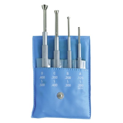 RS PRO Hole Gauge Set Steel 4 Piece, Minimum Diameter 3mm, Maximum Diameter 13mm 841-2524