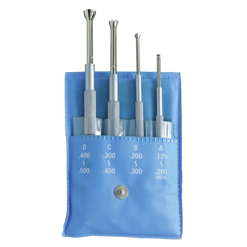RS PRO Hole Gauge Set Steel 4 Piece, Minimum Diameter 3mm, Maximum Diameter 13mm 841-2524