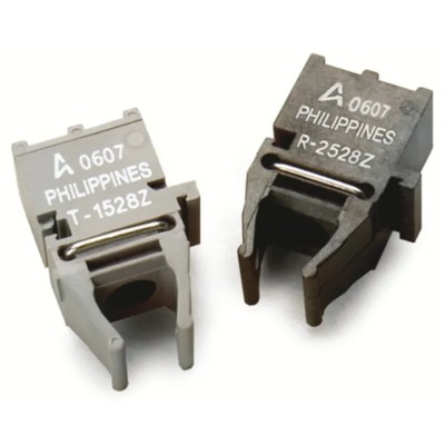 Broadcom Fibre Optic Transmitter 10 MBd Data Rate, Snap-in Mount, 662 nm Peak Sensitivity, Versatile Link Square HFBR-1528Z