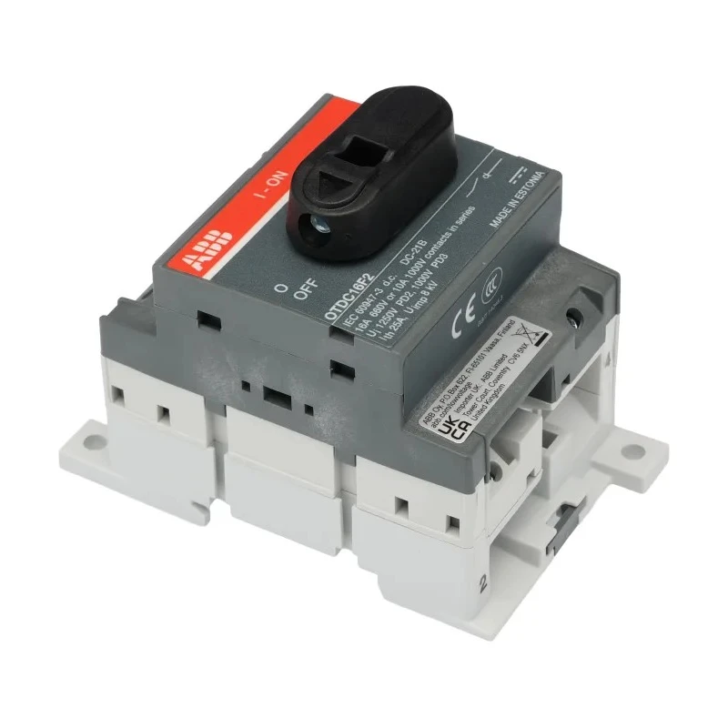 ABB 2-Pole Base Isolator Switch, IP20, 16A, 75 kW OTDC16F2 1SCA121454R1001