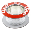 RS PRO White 0.08 mm² Hook Up Wire 28 AWG 7 x 0.12 mm Silver Plated Copper Conductor Polytetrafluoroethylene Jacket 841-7147
