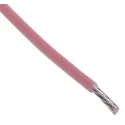 RS PRO Pink 0.22 mm² Hook Up Wire, 24 AWG, 7x0.2 mm Core Strands, 100 m Length, Silver Plated Copper Conductor 841-7232
