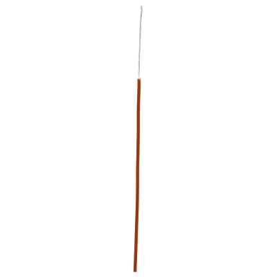 RS PRO Orange 0.08 mm² Hook Up Wire, 28 AWG, 7/0.12 mm Core Strands, 100 m Length, Silver Plated Copper Conductor 841-7153