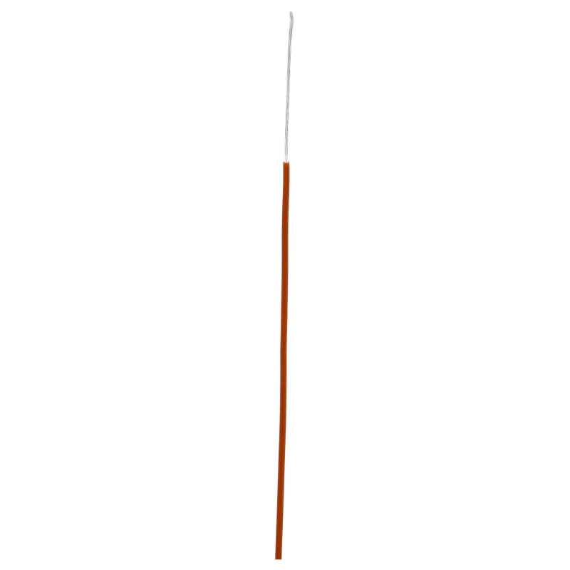 RS PRO Orange 0.08 mm² Hook Up Wire, 28 AWG, 7/0.12 mm Core Strands, 100 m Length, Silver Plated Copper Conductor 841-7153