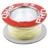 RS PRO Yellow 0.22 mm² Hook Up Wire 24 AWG 7/0.2 mm Silver Plated Copper Conductor PTFE Insulation 100 m 300V 200°C 841-7248