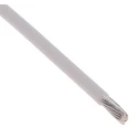 RS PRO White 0.6 mm² Hook Up Wire, 20 AWG, 19/0.2 mm Core Strands, 100 m Length, 300 V Voltage, PTFE Jacket 841-7311