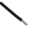 RS PRO Black 0.22 mm² Hook Up Wire 24 AWG 7/0.2 mm Core Strands 25 m Polytetrafluoroethylene 841-7330