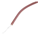 RS PRO Brown 0.22 mm² Hook Up Wire, 24 AWG, 7/0.2 mm Core Strands, 100 m Length, Polytetrafluoroethylene Jacket 841-7383