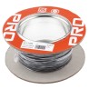 RS PRO Black 0.34 mm² Hook Up Wire, 22 AWG, 19x0.15 mm Strands, 25 m Length, Silver Plated Copper Conductor 841-7399