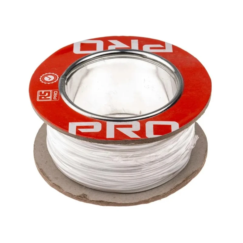 RS PRO White 0.34 mm² Hook Up Wire, 22 AWG, 19 x 0.15 mm Core Strands, 100 m, Polytetrafluoroethylene Jacket 841-7415