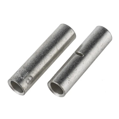 RS PRO Butt Splice Connector Uninsulated Tin Copper Contacts 30mm Length 5.5mm Diameter 841-7677