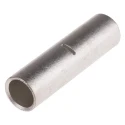 RS PRO Butt Splice Connector, Uninsulated, Tin, Copper Contact, Crimp Termination, 40mm Length, 11mm Diameter 841-7689