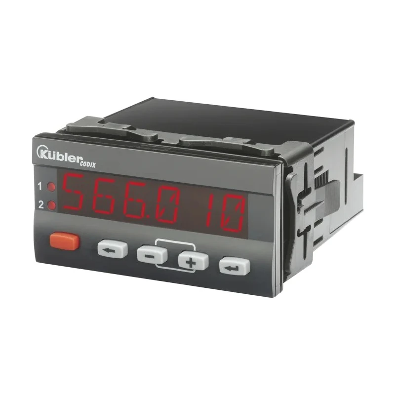 Kubler Digital Panel Multifunction Meter CODIX 566 LED Current Measurement 45 mm x 92 mm 6.566.010.300