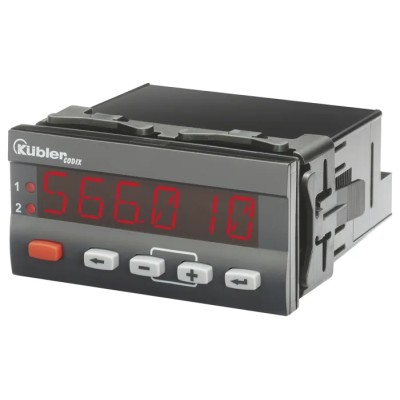 Kubler Digital Panel Multifunction Meter CODIX 566 Current LED Display 45 mm x 92 mm 6.566.010.000