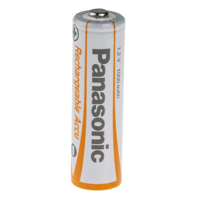 Panasonic AA Nickel Metal Hydride Rechargeable Battery 1 Ah 1.2 V Pack of 4 HHR-3LVE/4BC