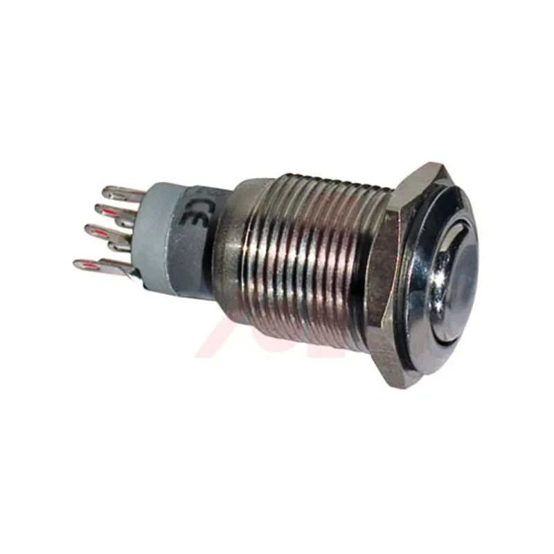 Bulgin Momentary Push Button Switch DPDT Panel Mount 16.2 mm Cutout IP66 IP68 250 V ac MP0045