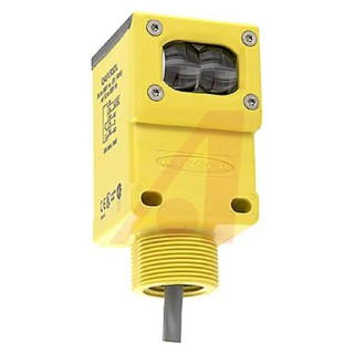 Banner Diffuse Photoelectric Sensor Block Style 1.8 m Detection Range Relay Output IP67 Protection Q45VR3DL