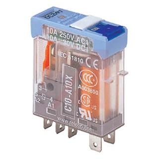 Turck Power Relay 24V dc Coil 10A Switching Current SPDT Plug-In Terminal C10-A10X/024VDC