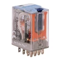 Turck Power Relay 24V DC Coil 5A Switching Current 4PDT Plug-In Terminal Silver Alloy Contacts C9-A41X/024VDC