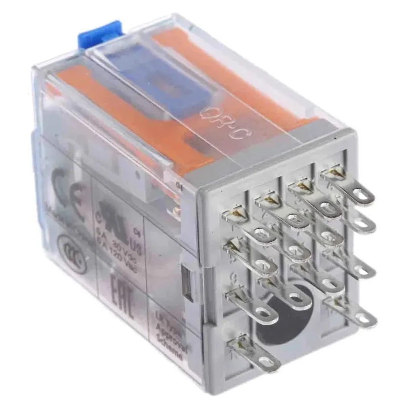 Turck Power Relay, 24V DC Coil Voltage, 5A Switching Current, 4PDT Contact Configuration C9-A41DX/024VDC