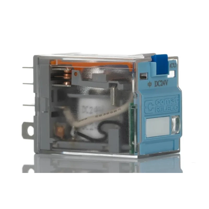 Turck Power Relay 24V DC Coil 10A Switching Current DPDT Plug-In Terminal C7-A20FX/024VDC