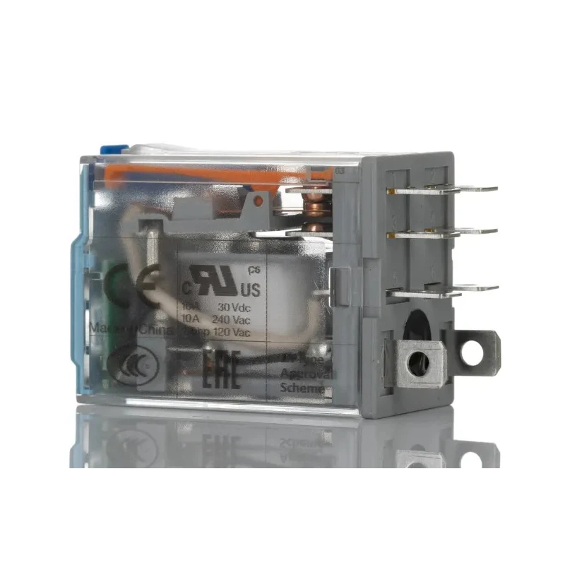 Turck Power Relay 24V DC Coil 10A Switching Current DPDT Plug-In Terminal C7-A20FX/024VDC
