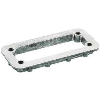 HARTING Mounting Frame HAN HPR Series Thread Size M6 4 Way Female Die Cast Aluminium 250V 09400009902