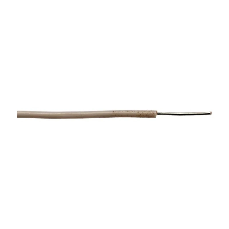 Alpha Wire Hookup Wire PVC Series White 0.33 mm² Cross Section, 22 AWG, 1/0.64 mm Core Strands, 305 m Length 3051/1 WH001