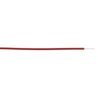 Alpha Wire Hookup Wire PVC Series Red 0.33 mm² Cross Section, 22 AWG, 1 x 0.64 mm Strands, 30 m Length 3051/1 RD005