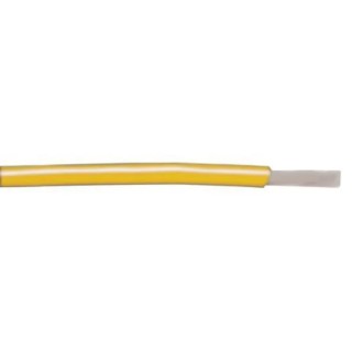 Alpha Wire 1.3 mm² Yellow PVC Hook Up Wire 16 AWG, 1 x 1.29 mm Strand, 30 m Length 300 V 105°C 3057/1 YL005