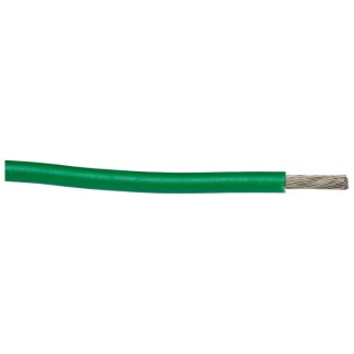 Alpha Wire Hookup Wire PVC Series Green Single Core Cable 5.2 mm² 10 AWG 30 m 600V Tinned Copper 105°C 3081 GR005