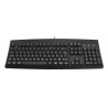 Ceratech Wired USB Standard Keyboard QWERTY (UK) Black 456mm x 168mm x 40mm KYBAC260-UBLKEUR