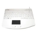 Ceratech Wired USB Medical Touchpad Keyboard QWERTY (UK), White, Industrial Grade KYBNA-SIL540CV2W