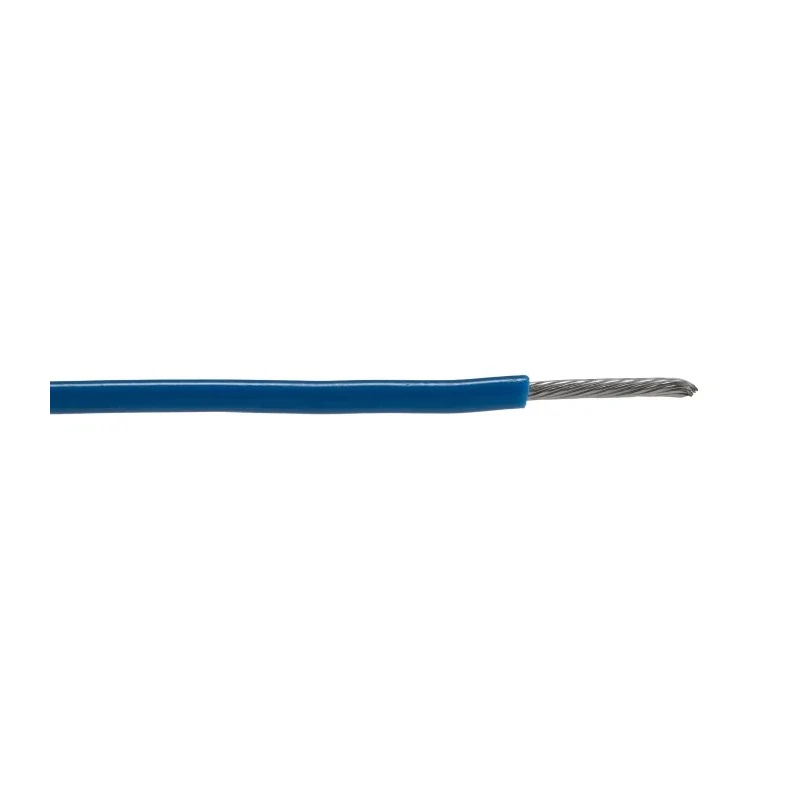 Alpha Wire Hookup Wire PVC Series Blue 0.75 mm², 18 AWG, 16/0.25 mm Core Strands, 30 m Length, Polyvinyl Chloride 1555 BL005