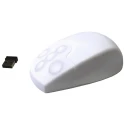 Ceratech 5 Button Wireless Medical Optical Mouse USB Ambidextrous White MOUNA-SIL-RFCWH