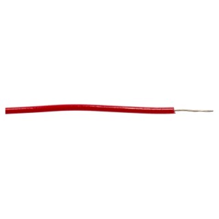 Alpha Wire Hookup Wire PVC Series Red 0.08 mm², 28 AWG, 7/0.13 mm Core Strands, 30 m Length, Polyvinyl Chloride 3048 RD005