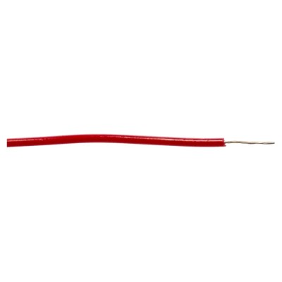 Alpha Wire Hookup Wire PVC Series Red 0.08 mm², 28 AWG, 7/0.13 mm Core Strands, 30 m Length, Polyvinyl Chloride 3048 RD005