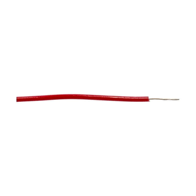 Alpha Wire Hookup Wire PVC Series Red 0.08 mm², 28 AWG, 7/0.13 mm Core Strands, 30 m Length, Polyvinyl Chloride 3048 RD005
