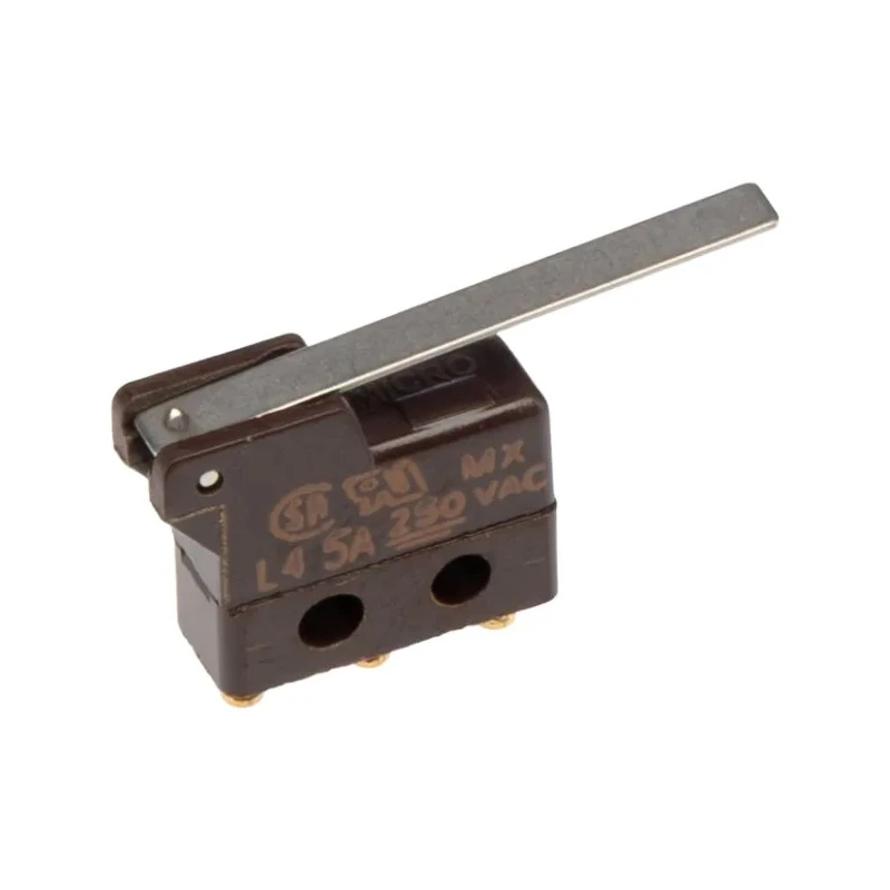 Honeywell Technologies Subminiature Straight Lever Micro Switch, Solder Terminal, 5A, 250V AC, SPDT, Phenolic 311SX2-T