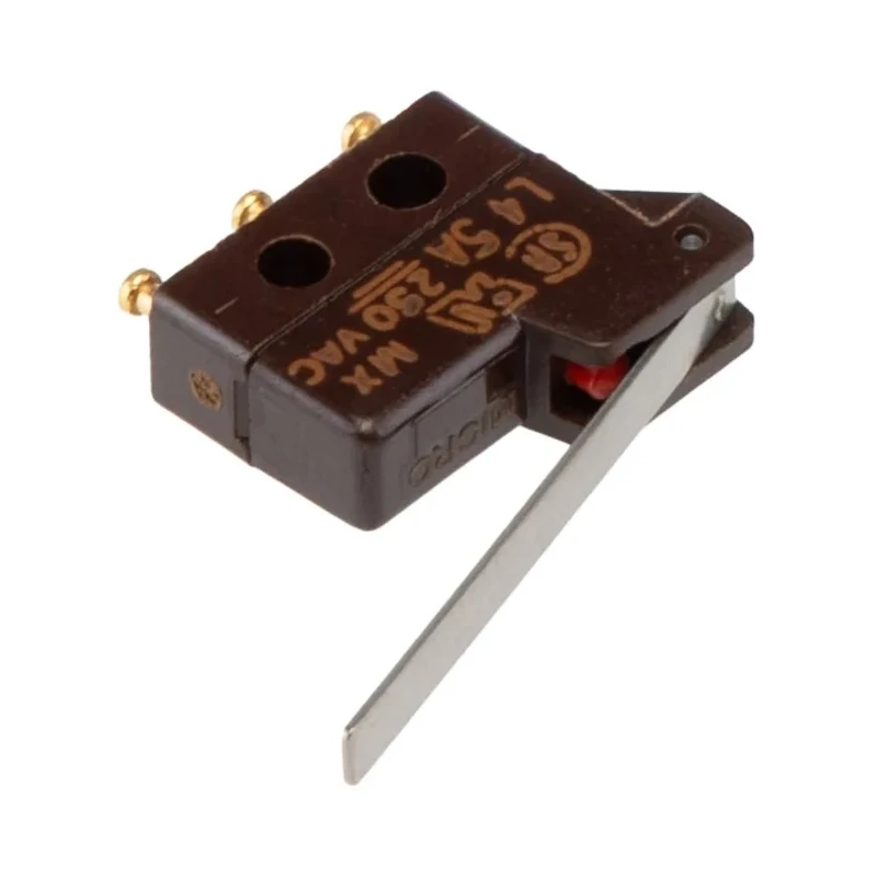 Honeywell Technologies Subminiature Straight Lever Micro Switch, Solder Terminal, 5A, 250V AC, SPDT, Phenolic 311SX2-T