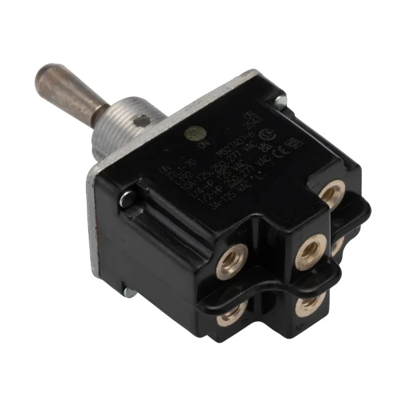 Honeywell Technologies Toggle Switch Panel Mount DPDT On-On-On Screw Terminal 277V AC 2TL1-70