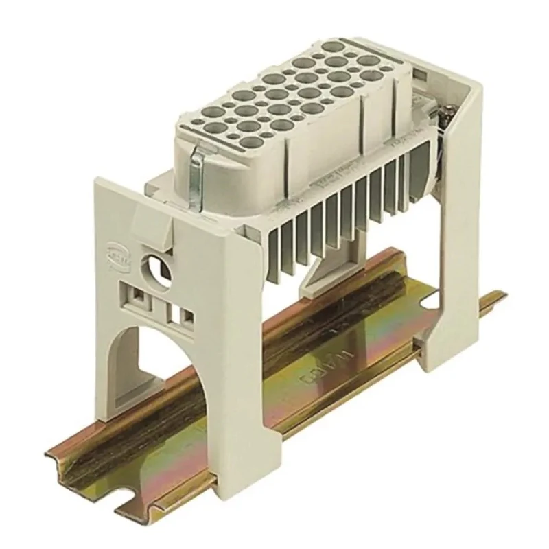 HARTING Heavy Duty Power Connector Insert Fixing, HAN Snap Series 2 Way, Polycarbonate, Pebble Grey, Size 10B 09330009980