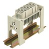 HARTING Heavy Duty Power Connector Insert Fixing, HAN Snap Series 2 Way, Polycarbonate, Pebble Grey, Size 10B 09330009980