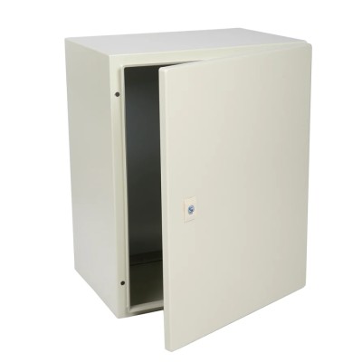 RS PRO Mild Steel Lockable Steel Wall Box IP66, 500 mm x 400 mm x 300 mm IP66